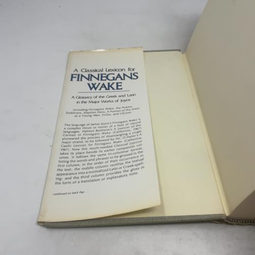A Classical Lexicon for Finnegans Wake 洋書 A Classical Lexicon
