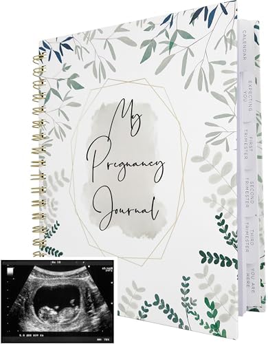 Pregnancy Journal for First Time Moms | Weekly Pregnancy Tracker & Baby Book | 200-Page Maternity Journal | Pregnancy Must Haves Keepsake Gift | Premium Hardcover Pregnancy Book for Expecting Moms