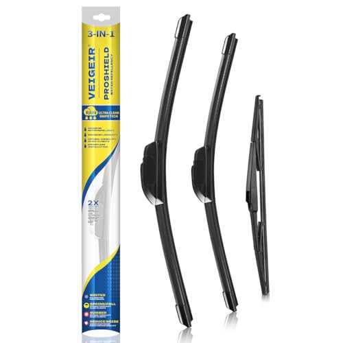 3 Pack Windshield Wiper Blades Compatible with Hyundai Palisade 2020 2021 2022 2023 Original Factory...