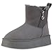 Produktbild VAN HILL Damen Winter Boots Plateau Zipper Bequem Schuhe 216399 Grau 39