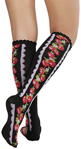Image of ToBeInStyle Women's Acrylic Knee High Print Socks