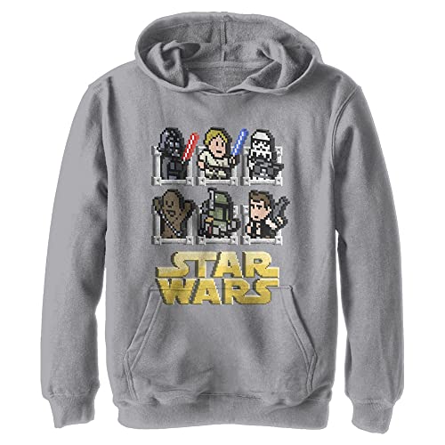 Sweat à capuche Star Wars garçon sweat-shirt gris chiné taille M vêtement enfant