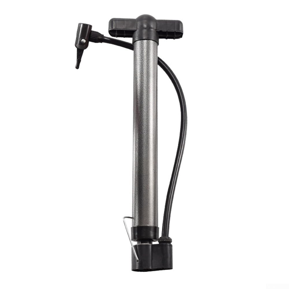 1 PCS Portable Bike Pump 100 PSI High Pressure Air Inflator with Accurate Gauge for Cycling Mountain Road Bikes Tires Balls Swimming Rings Black