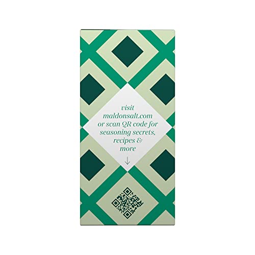 Maldon - Sea Salt Flakes, Unique Pyramid Shaped Salt Flakes, Perfect for a Wide Range of Dishes, Hand-Harvested for Four Generations, 250g Box