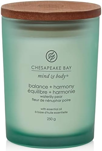 Chesapeake Bay Scented Candle | Balance + Harmony (Water Lily Pea...