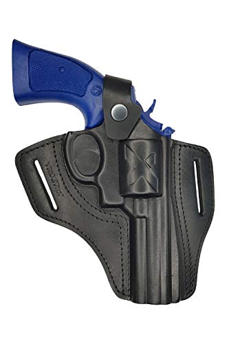VlaMiTex R4 Lederen Holster voor Revolver Smith and Wesson 586/686 4 inch barrel