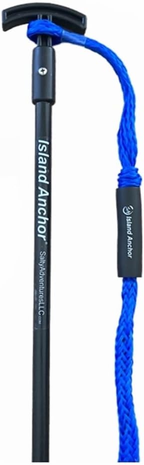 Island Anchor - 3/4" x 6' - Shallow Water Anchor Pole : Securely Anchor on The Beach, Sandbar or in Shallow Water