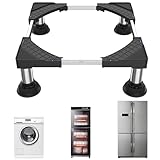 DEWEL 4 Füße Kühlschranksockel,podest für waschmaschine und...