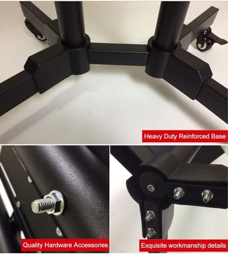 Soporte móvil para TV con ruedas y montaje miniatura 5