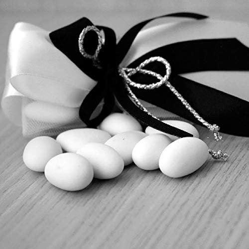 Oh! Nuts White Jordan Almonds - 2 lb - For Easter, Weddings, Baby Showers & Birth - Packed in New York Zip-Seal Bag for Exceptional Freshness