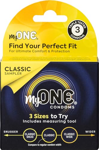 Classic Sampler - 3 Classic Condom Sizes to Try