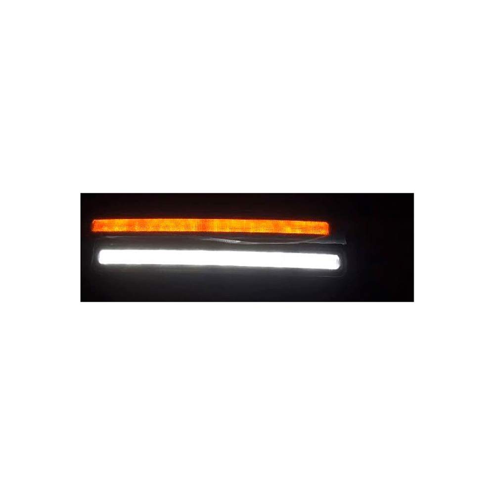 Luces de circulación diurna universales (DRL) + intermitentes - 2in1 'DayLightGuide'- 165x18,5x36,5mm - incl. homologación E