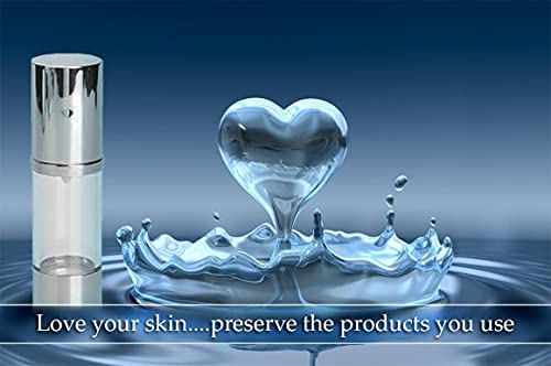 Sterile Airless Pump Bottle 1Oz - Vacuum Cosmetic Travel Container– Refillable Small Pump Bottle For Makeup Foundations, Serums & Creams - Lightweight Shock & Leak Proof Travel Pump Bottle - Bpa Free #TOP6