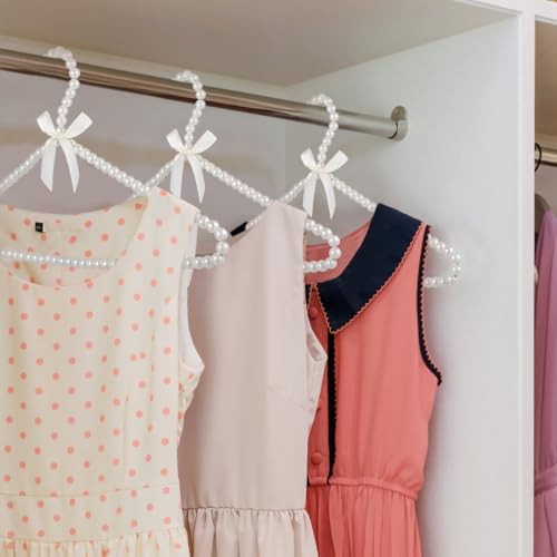 Cintres pour vêtements anti accroc avec perles pour protéger les robes fragiles en placard - 7
