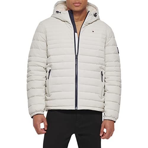 Tommy Hilfiger Herren Hooded Packable Jacket with Lining Packbare...