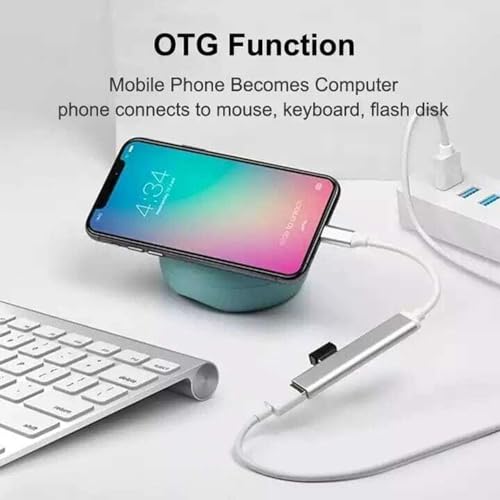 Image of USB OTG Adapter, Type C to USB 3.0 Converter for Mobile, Laptop, USB C OTG Connector for Pendrive, Keyboard, Mouse, Fast Data Transfer