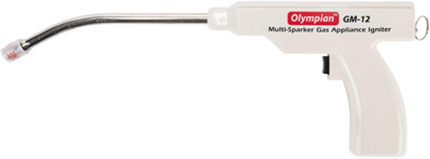 Camco Olympian GM 12X Multi Sparker - 26-inch Long w/ 20-inch Pipe Battery Operated Gas Appliance Lighter - No Butane Required - (57561)