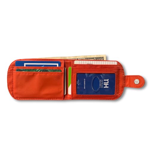 Image of Big Skinny Women's Taxicat Bi-Fold Slim Wallet, Holds Up to 25 Cards