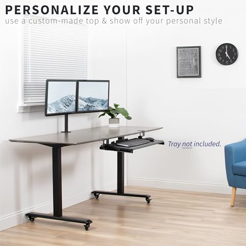 VIVO Conjunto de grampo e trilho de 30,5 cm para bandejas de teclado de madeira personalizadas DIY (