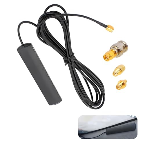 Adattatori Inclusi per Maggiore Versatilità: Il set include tre adattatori (SMA a RP-SMA, SMA a BNC, SMA a TS9), ampliando la compatibilità dell'antenna con una varietà di dispositivi, da router a dongle 4G.