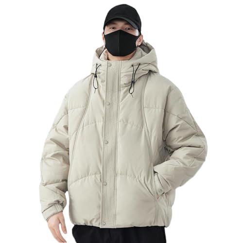Doudoune chaude à capuche homme protection froid hivernal veste