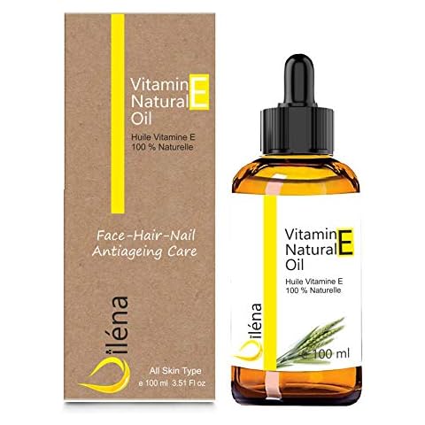 Vitamin E Oil (tocopherol) 100% Natural Vegan, Anti Aging Face Care, Waterproof Make-up Remover, Body and Hair, Nails and Cuticles, Repairing Moisturizer for Hands (100 ml) Cover