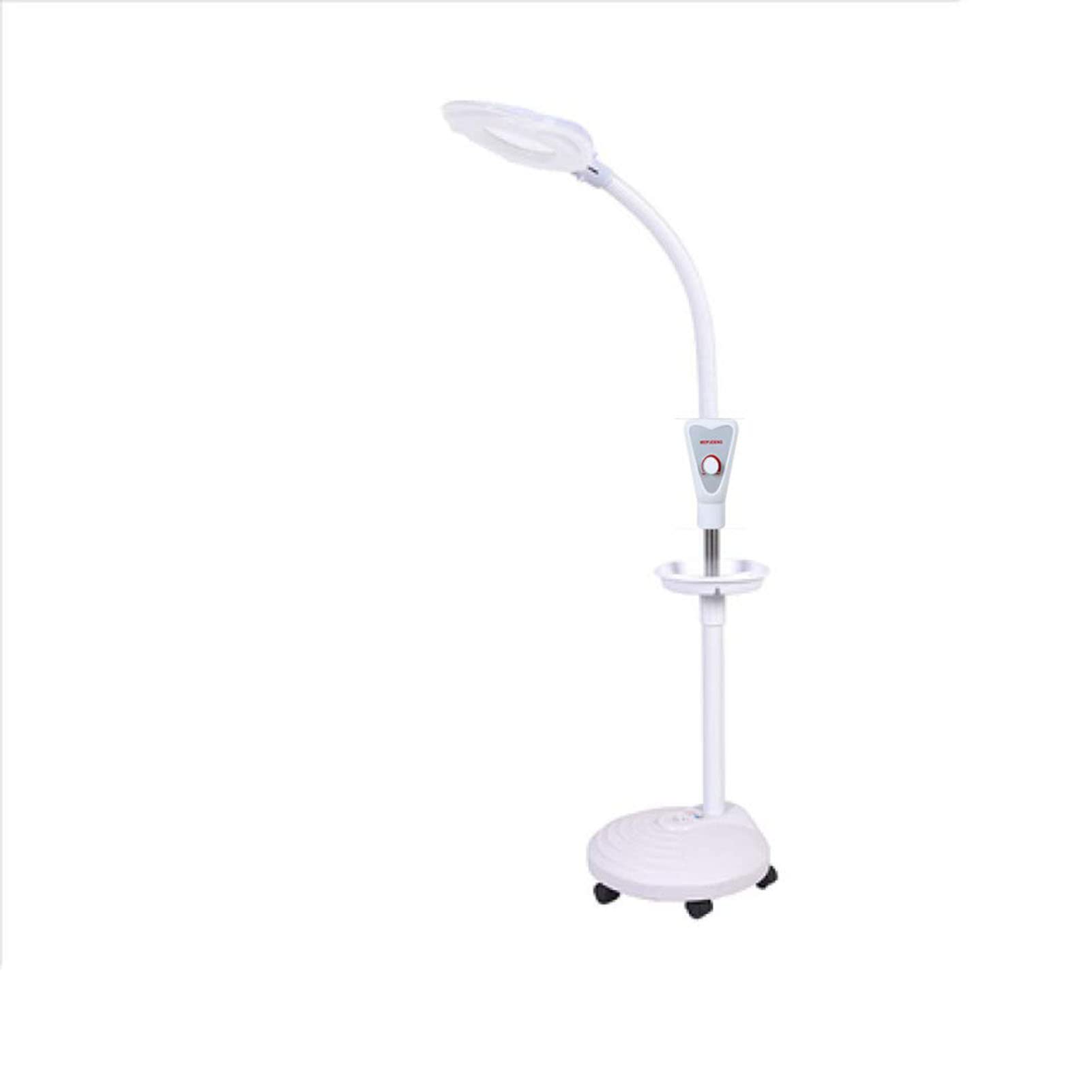 Aioneer 16X Floor Standing Magnifying Lamp, Floor Stand Magnifier, Adjustable Swivel Arm Flexible Height Adjustable Gooseneck Standing Cold Light For Reading Salon Uty