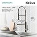 KRAUS Artec Pro (1 st Gen) Commercial Style Pre-Rinse Single Handle Kitchen Faucet (No Pull Down) with Pot Filler inChrome, KPF-1603CH