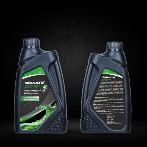 Image of Signate Coolant Water for Cars Premium Engine Coolant Liquid - 1L Compatible with Most Vehicles