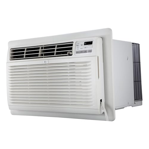 LG 7,800 BTU Through the Wall Air Conditioner, 115V, AC Wall Unit for Rooms up to 330 Sq. Ft., Perfect for Bedroom or Office, Wall Mounted AC Unit with Remote and 3 Cool & Fan Speeds, White