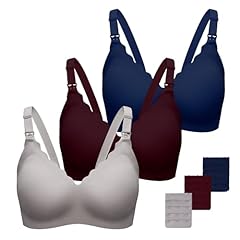 3 Pack-gray/Dark Blue/Wine Red