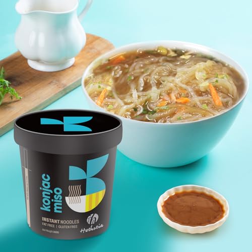 Hethstia Konjac Noodles Instant Miso Soup Cup Shirataki Pasta Angel Hair Ready To Eat Ramen Miso Broth Low Carb Miracle Noodles Aisa Ramen Low Gi thumb #7