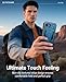 FNTCASE for iPhone 16e Phone Case: Military Grade [Built-in Screen Protector] [Kickstand] Matte Textured Drop Proof Protection Cover | Rugged Shockproof TPU Protective Sturdy Cases 2025 - Blue