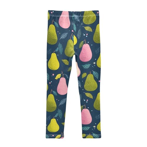 Pear Leaf Girls Leggings Ultra Soft Compression Yoga Gym Pants for Kids 4-10T2