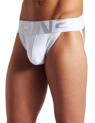 C-IN2 Men's Core Basic Jock, White, X-Small