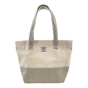 Shopping Bag Handmade from Repurposed Denim – Durable, Natural, Washable, Eco Friendly, Sustainably Sourced, Reusable – Versatile for Farmers Market, Traveling, Groceries & More – Salou