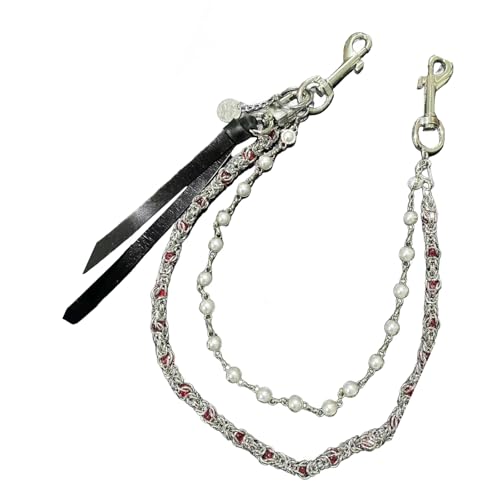 Ywmsfl Doppellagige Perlen-Hosenkette Körperkette