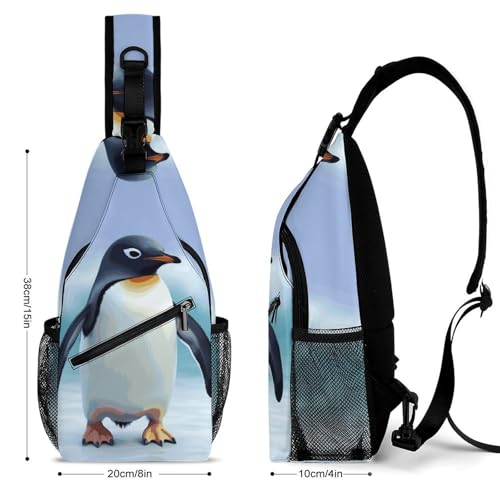 Morrales deportivos crossbody para senderismo 38x20 cm miniatura 2