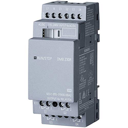 API - Module dextension Siemens 6ED1055-1FB00-0BA2 LOGO! DM8 230R 0BA2 115 V/AC, 115 V/DC, 230 V/AC, 230 V/DC 1 pc(s)