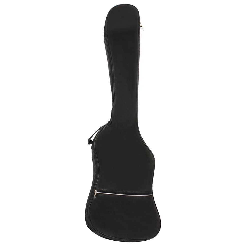 Ejoyous Bass Bag Guitar Bag Bass Bag Mochila para bajo Negra, Acolchada de 20mm, Impermeable, para bajo Eléctrico y Guitarra, con Correas Ajustables y Asa