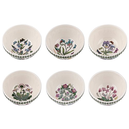 Portmeirion Botanic Garden - Juego de 6 cuencos apilables (12,7 cm, incluye Beau Perr) Cover