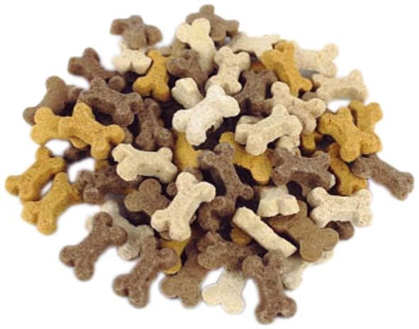 FAMILY MASCOTAS Galletas Vainilla Chocolate con Forma DE Hueso Caja 10KG