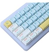JOMKIZ 142 Keys MOA Profile, Colour Sublimation, Keycap Set - ANSI Layout Compatible with Cherry MX Switches Mechanical Keyboards