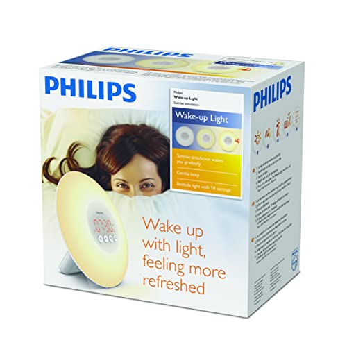 Philips Smartsleep Wake-Up Light Therapy Alarm Clock With Sunrise Simulation, White, Hf3500/60 #TOP6
