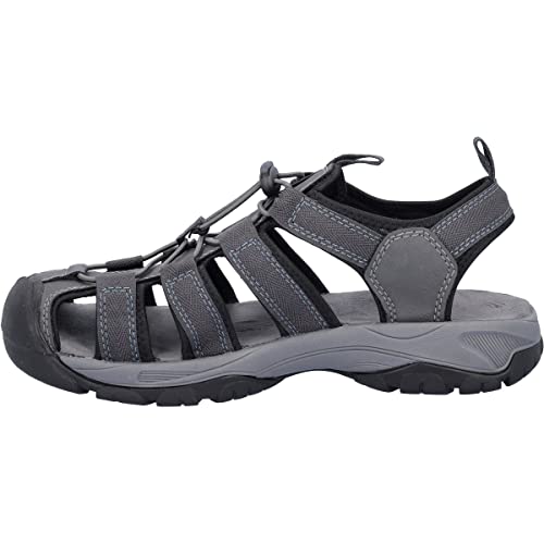 Cmp Sahiph Hiking Sandal, Sandalo Sportivo Uomo, Titanio-Deep Lake, 45 Eu - 2