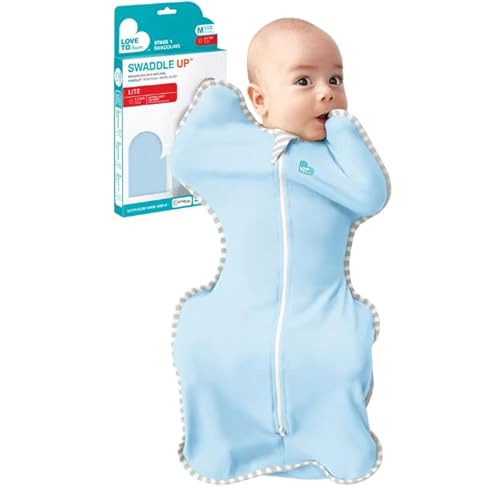 �X���h���A�b�v(swaddle up) ��Ղ̂������ ���C�g �t�ďH�p 24~27������ �y���{���K�A���i�z�V���� ���� �Ԃ���� �x�r�[�O�b�Y �o�Y�j�� �t�ďH�~ �����[���� �鋃���΍� (Light Blue, Medium)