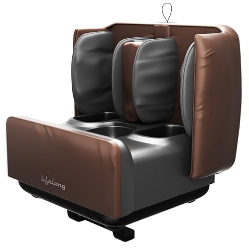 Lifelong 2 in 1 Foot & Leg Massager Machine & Foldable Ottoman Rest for Home - Pain Relief Massage for Legs - Heat + Rolling, Kneading, Shiatsu, Vibration & Air Compression - Massages Ankle & Calf too (B0CVX9X6Y7) Amazon Price History, Amazon Price Tracker