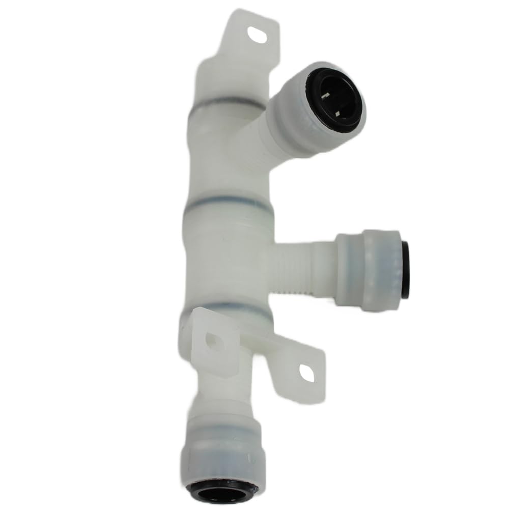 2 Fach John Guest 12 mm Wasserverteiler Verteilerblock 360° verstellbar Wohnmobil Wohnwagen Camper