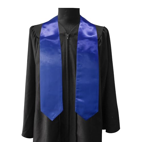 Image of GraduationMall 24 Pieces 72 Inch Plain Graduation Stole Bulk Sublimation Blank Honor Graduation Sash Unisex Adult