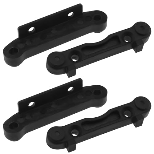 2 Set Vorderradaufhängungshalter 51mm Kompatibel mit FTX Vantage Carnage Aufhängungshalter Ersatzteile Schwarzer Kunststoff